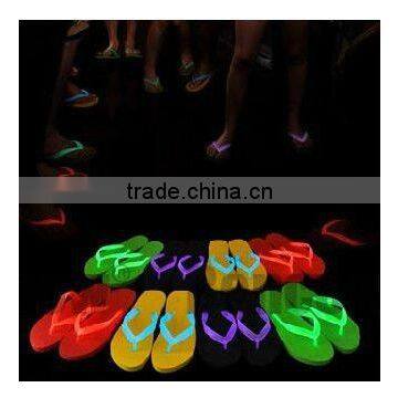 Beach flip flop with Glowing glow slipper