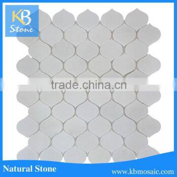 Interior White Matt Bathroom Wall Tile Marble Mosaic