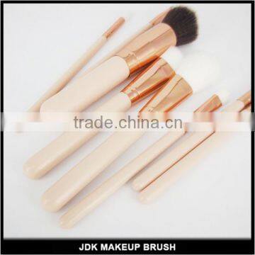 8 Pcs Rose Gold Foundation Brush Set Professional Beauty Tool Set Wooden Handle Soft Synthetic Hair Makeup Brush photo-2