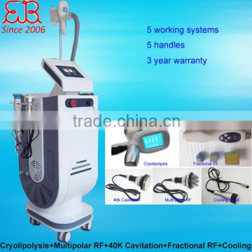 2016 Cryo Body Slimming+Fractional RF Facial Care Machine