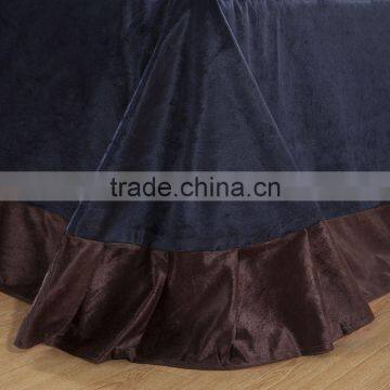 Flannel Fleece Winter Thick Duvet Cover Sets Coffee Full Queen King Size 4pcs Warm Bedding Set Bedclothes Bedsheet/Bed Linen photo-5