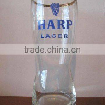 souvenir pint beer glass cup with printing