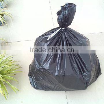 Hot sale LDPE black big garbage bag