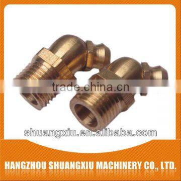 brass grease nipple size m10x1 45degree with advanced production equipment