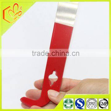 hot promotion portable cranked bee hive tool with red J-type scraper of honey scraper