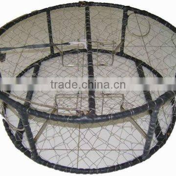 Rubber wrapped Rebar 30" round Stainless Steel wire crab traps