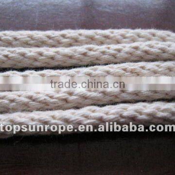 100% bleached cotton braid rope