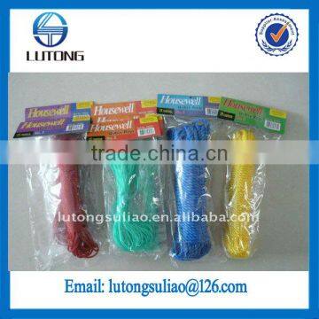 15meters bundle diameter 2mm-6mm pe cloth rope