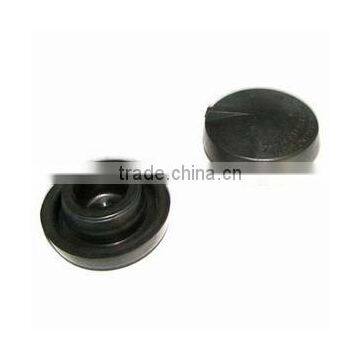 black plastic PTFE screw caps