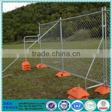 Plastic easy fence panel temporary removable fence post