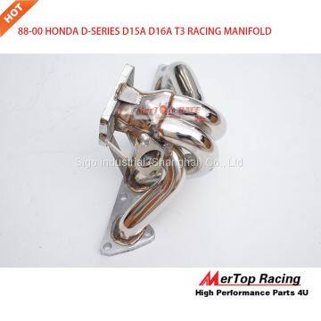 Mertop Race Stainless Turbo Manifold Header 88-00 Hond* Civi* w/ B Series photo-2