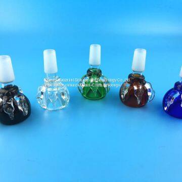 2017 Newest Dragon Claw Bowl Thick Colorful Male Glass Bowl Piece Joint 14.4mm for Glass Bongs Water Pipes