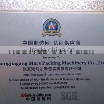 SGS Certificate