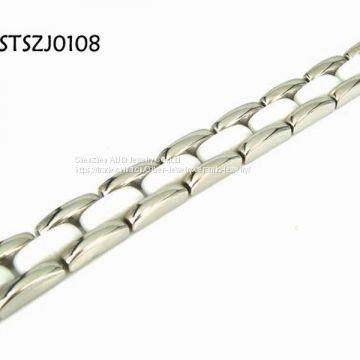 Customized Black Titanium Steel Bracelet Personality Laser Logo photo-3