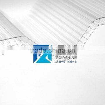 100% Virgin Material PC Corrugated Sheet With Ten Years Warranty