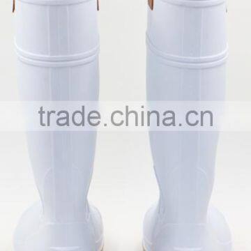 Black Safety Warm Winter Pvc Rain Boots With Steel Toe and Plate Waterproof Wellington Boots photo-3