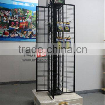 4-Faces Portable Floor Heavy Duty Rotating Display Stand Turntable