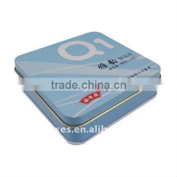 imprint high quality metal tin square can