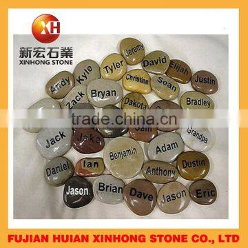 Decorative River Stone,memorial Stone Imprinted Words photo-2