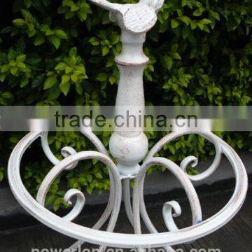 Vintage Stylish White Umbrella Stand Storage Holder Garden Ornament photo-2