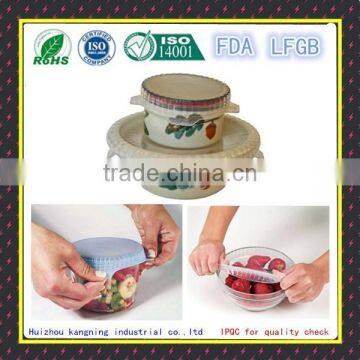 Food Grade Durable Universal Silicone Lid,flexible Silicone Lid,silicone Stretch Lids photo-2