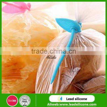 Leaves Design Silicone Food Elastic Loops, Multifunctional Silicone Cable Tie photo-4