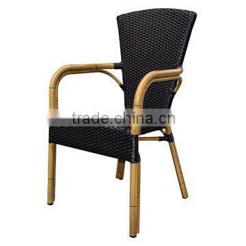 Black 4 rip Wicker Armchair L90801