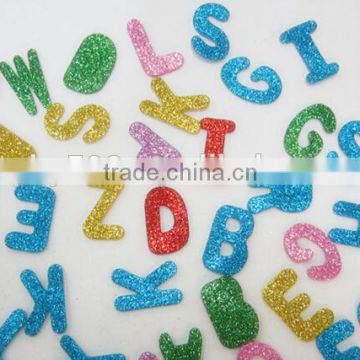 15091222 Factory Best-selling letter glitter Foam Sticker/Eva foam custom stickers/3D foam stickers