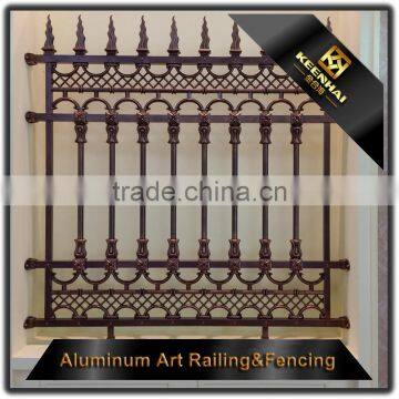 Decorative Powder Coated Cast Aluminum Garden Fencing Prices