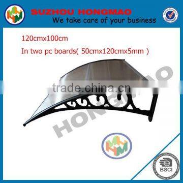 Durable DIY Polycarbonate(PC) Rain Shelter Front /Back Door Canopy photo-2