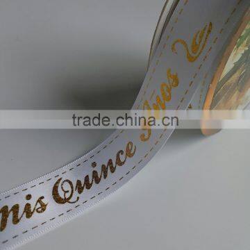 Wholesale 100% Polyester Printed Satin Ribbon photo-2