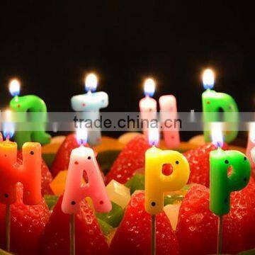 colorful flame birthday candle wholesale