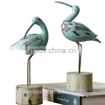 Resin Blue Seagull Figurine Decoration Seagull Craft photo-4