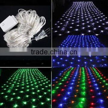 Super bright street hanging in stock high quality net light Christmas round net decoration light