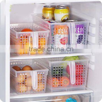 kithenroom plastic freezer storage baskets