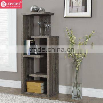 Living Room Wood Modern Book Store Shelves Living Room Book Storage 4 Tier Wood Display Bookcase photo-2