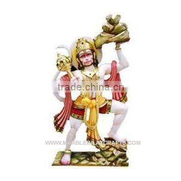 Lord Hanuman Marble Statue