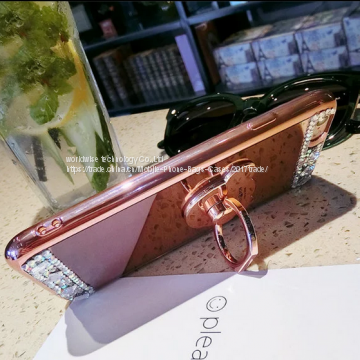 Electroplating Silicone Cell Phone Shell Diamond Mobile Phone Cases for IPhone7/7Plus/6/6s/6plus/6splus Soft Tpu Housing photo-2