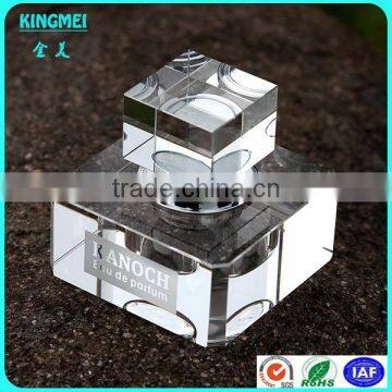 Antique Luxury Blue k9 Car Decoration Good Crystal Perfume Bottle photo-3