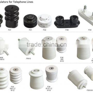 F-48 Porcelain Electric Fence Pin Insulator for Telephone Line photo-3