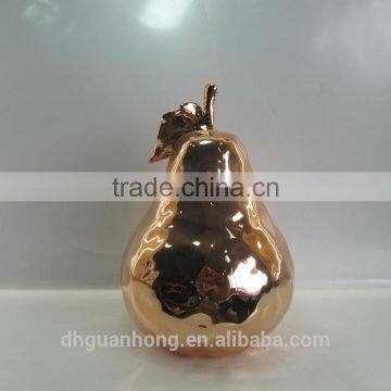 Wholesale Ceramic Pear Ornaments for Candy Container photo-5