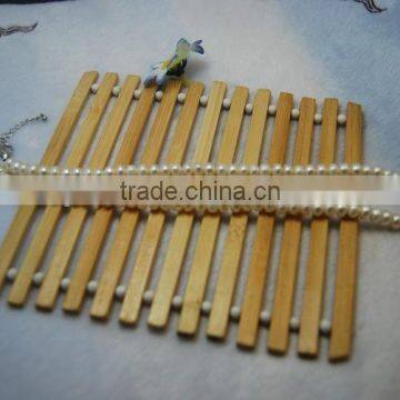 5-6 mm White Button Shape Freshwater Pearl Necklace photo-3