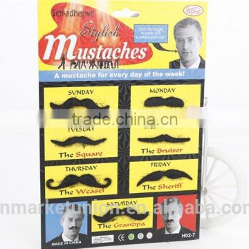 Self -adhesive stylish mustaches artificial mustaches