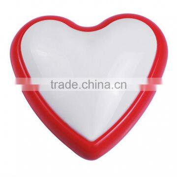 heart shaped sensitive led touch lamp light