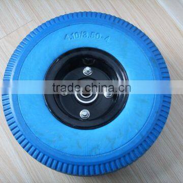 Wheelbarrow Tire 3.50-4/flat Free Tire /pu Foam Wheel photo-3