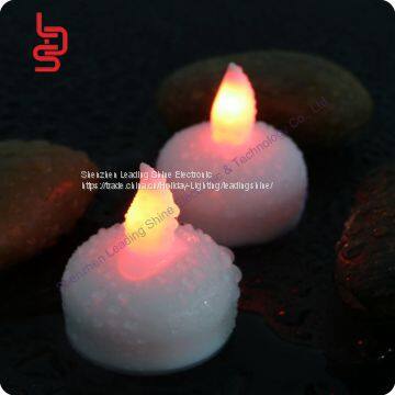 Colorful LED floating tea light temple river floating tea candle