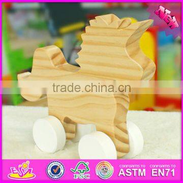 2016 New Design Children Toys Wooden Unicorn W05B151 photo-2