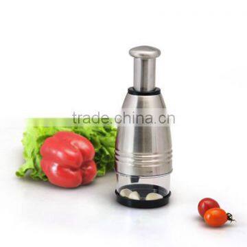 Stainless Steel Kitchen Pressing Onion Garlic Cutter Chopper photo-2