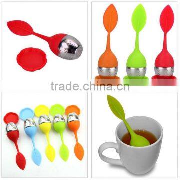 The Wholesale Silicone Tea Strainer Herbal Spice Infuser Bag Filter Diffuser Kitchen photo-4