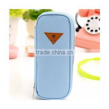 China Suppliers Cheap Canvas Pencil Case School Pencil Box With Zipper photo-4